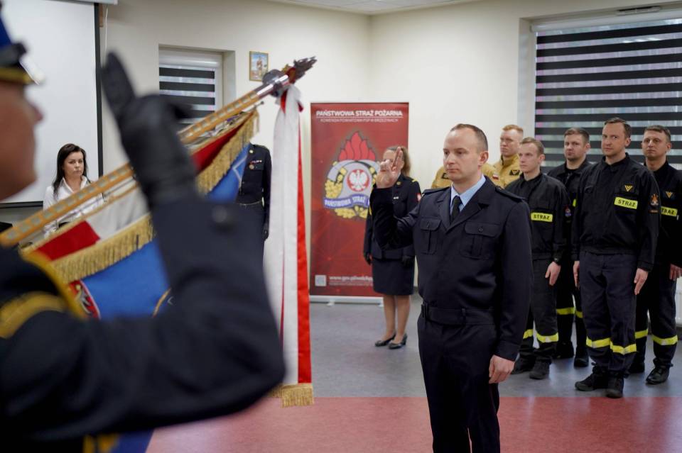 Nowy strażak zasilił brzezińską Komendę Powiatową